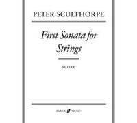 Partitions classique FABER MUSIC SCULTHORPE PETER - FIRST SONATA FOR STRINGS - SCORE Grand format G