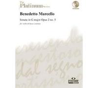 Partitions classique FENTONE MUSIC MARCELLO B. - SONATE OP 2 N°5 EN SOL MAJEUR + CD - VIOLON, BC Violon G