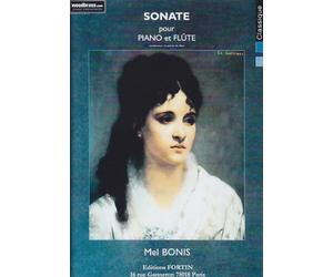 Partitions classique FORTIN MEL BONIS - SONATE - FLUTE & PIANO Flûte traversière
