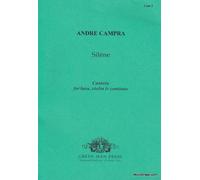 Partitions classique GREEN MAN PRESS CAMPRA A. - SILENE - CANTATA FOR BASS, VIOLIN & CONTINUO Voix solo et instruments