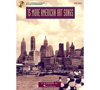 Partitions classique HAL LEONARD 15 MORE AMERICAN ART SONGS LOW VOICE + CD - PIANO AND VOCAL Piano G