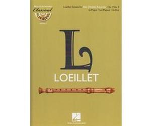 Partitions classique HAL LEONARD LOEILLET DE GANT JEAN-BAPTISTE - SONATE EN SOL MAJEUR OP.1 N°3 + CD - FLUTE A BEC ALTO Flûte à bec