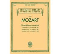 Partitions classique HAL LEONARD MOZART W A - THREE PIANO CONCERTOS K466, K467 AND K488 - TWO PIANOS Piano
