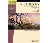 Partitions classique HAL LEONARD SCHIRMER PERFORMANCE EDITION BEETHOVEN SONATA NO.27 OP.90 + CD - PIANO SOLO Piano