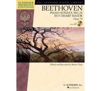 Partitions classique HAL LEONARD SCHIRMER PERFORMANCE EDITIONS BEETHOVEN PIANO SONATA NO.24 OP.78 + CD - PIANO SOLO Piano G