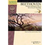 Partitions classique HAL LEONARD SCHIRMER PERFORMANCE EDITIONS BEETHOVEN SONATA NO. 4 + CD - PIANO SOLO Piano G