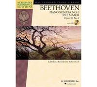 Partitions classique HAL LEONARD SCHIRMER PERFORMANCE EDITIONS BEETHOVEN SONATA NO. 6 + CD - PIANO SOLO Piano
