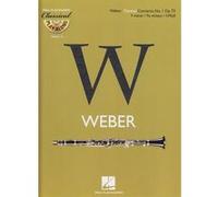 Partitions classique HAL LEONARD WEBER C.M. VON - CONCERTO N°1 EN FA MINEUR OP.73 + CD - CLARINETTE Clarinette G