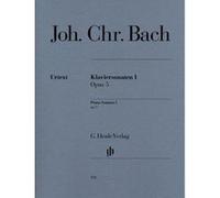 Partitions classique HENLE VERLAG BACH J.C. - PIANO SONATAS, VOLUME I OP. 5 Piano