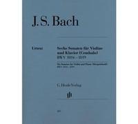 Partitions classique HENLE VERLAG BACH J.S. - 6 SONATAS FOR VIOLIN AND PIANO (HARPSICHORD) BWV 1014 - 1019 Violon G