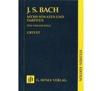 Partitions classique HENLE VERLAG BACH J.S. - SONATAS AND PARTITAS BWV 1001-1006 FOR VIOLIN SOLO (NOTATED AND ANNOTATED VERSION) Violon G