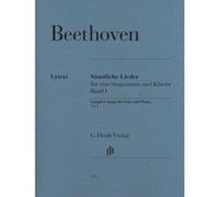 Partitions classique HENLE VERLAG BEETHOVEN L.V. - COMPLETE SONGS FOR VOICE AND PIANO, VOLUME I Voix solo, piano