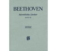 Partitions classique HENLE VERLAG BEETHOVEN L.V. - COMPLETE SONGS FOR VOICE AND PIANO, VOLUME II Voix solo, piano