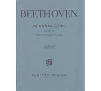 Partitions classique HENLE VERLAG BEETHOVEN L.V. - COMPLETE SONGS FOR VOICE AND PIANO, VOLUME III Voix solo, piano