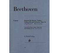 Partitions classique HENLE VERLAG BEETHOVEN L.V. - CONCERTO C MAJOR OP. 56 FOR PIANO, VIOLIN, VIOLONCELLO AND ORCHESTRA Piano