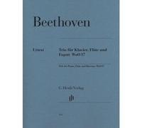 Partitions classique HENLE VERLAG BEETHOVEN L.V. - FLUTE TRIO G MAJOR WOO 37 FOR PIANO, FLUTE AND BASSOON Piano