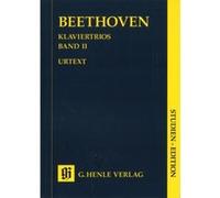 Partitions classique HENLE VERLAG BEETHOVEN L.V. - PIANO TRIOS, VOLUME II Piano