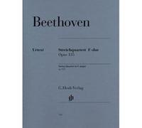 Partitions classique HENLE VERLAG BEETHOVEN L.V. - STRING QUARTET F MAJOR OP. 135 Ensemble à cordes