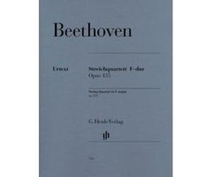 Partitions classique HENLE VERLAG BEETHOVEN L.V. - STRING QUARTET F MAJOR OP. 135 Ensemble à cordes G