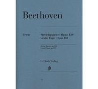 Partitions classique HENLE VERLAG BEETHOVEN L.V. - STRING QUARTET IN BB MAJOR OP. 130 AND GREAT FUGUE OP. 133 Ensemble à cordes