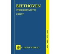 Partitions classique HENLE VERLAG BEETHOVEN L.V. - STRING QUINTETS Ensemble à cordes