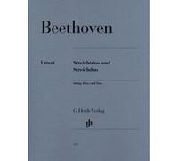 Partitions classique HENLE VERLAG BEETHOVEN L.V. - STRING TRIOS OP. 3, 8 AND 9 AND STRING DUO WOO 32 Ensemble à cordes