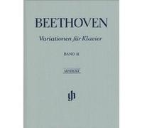 Partitions classique HENLE VERLAG BEETHOVEN L.V. - VARIATIONS FOR PIANO, VOLUME II Piano