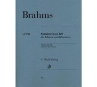 Partitions classique HENLE VERLAG BRAHMS J. - KLARINETTENSONATEN OP.120 - CLARINETTE & PIANO Clarinette G
