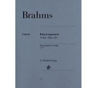 Partitions classique HENLE VERLAG BRAHMS J. - PIANO QUARTET A MAJOR OP. 26 Piano G