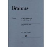 Partitions classique HENLE VERLAG BRAHMS J. - PIANO QUARTET C MINOR OP. 60 Piano G