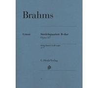 Partitions classique HENLE VERLAG BRAHMS J. - STRING QUARTET BB MAJOR OP. 67 Ensemble à cordes G