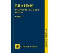 Johannes Brahms – Symphonie n°3 en fa majeur, Op. 90 – Partition d'étude – Henle Verlag
