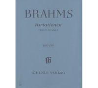 Partitions classique HENLE VERLAG BRAHMS J. - VARIATIONS OP. 21,1 AND 2 Piano
