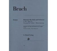 Partitions classique HENLE VERLAG BRUCH M. - ROMANCE FOR VIOLA AND ORCHESTRA F MAJOR OP. 85 Violon G