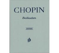 Partitions classique HENLE VERLAG CHOPIN F. - BALLADES Piano