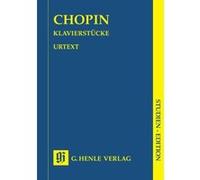 Partitions classique HENLE VERLAG CHOPIN F. - PIANO PIECES Piano