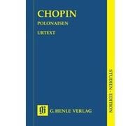 Partitions classique HENLE VERLAG CHOPIN F. - POLONAISES Piano G