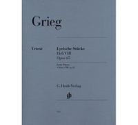 Partitions classique HENLE VERLAG GRIEG E. - LYRIC PIECES, VOLUME VIII OP. 65 Piano