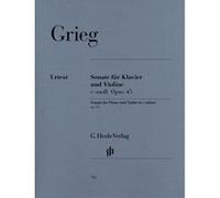 Partitions classique HENLE VERLAG GRIEG E. - VIOLIN SONATA C MINOR OP. 45 Violon G