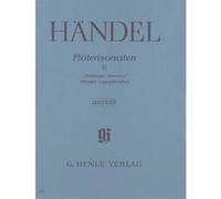 Partitions classique HENLE VERLAG HAENDEL G.H. - FLUTE SONATAS, VOLUME II [HALLENSER-SONATAS], THREE SONATAS ATTRIBUTED TO HANDEL Flûte traversière