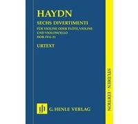 Partitions classique HENLE VERLAG HAYDN J. - SIX DIVERTIMENTI HOB. IV:6*-11* Musique de chambre
