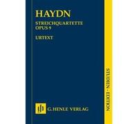 Partitions classique HENLE VERLAG HAYDN J. - STRING QUARTETS BOOK II OP. 9 Ensemble à cordes