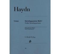 Partitions classique HENLE VERLAG HAYDN J. - STRING QUARTETS VOLUME I (EARLY STRING QUARTETS) Ensemble à cordes