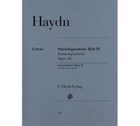 Partitions classique HENLE VERLAG HAYDN J. - STRING QUARTETS VOLUME IV, OP. 20 [SUN QUARTETS] Ensemble à cordes
