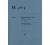 Partitions classique HENLE VERLAG HAYDN J. - STRING QUARTETS VOLUME IX, OP. 71 AND 74 [APPONY-QUARTETS] Ensemble à cordes G