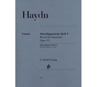 Partitions classique HENLE VERLAG HAYDN J. - STRING QUARTETS VOLUME V, OP. 33 [RUSSIAN QUARTETS] Ensemble à cordes