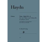 Partitions classique HENLE VERLAG HAYDN J. - TRIOS FOR TWO FLUTES AND VIOLONCELLO HOB. IV:1-4 (LONDON TRIOS) Musique de chambre