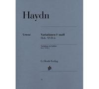Partitions classique HENLE VERLAG HAYDN J. - VARIATIONS F MINOR HOB. XVII:6 Piano G