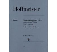 Partitions classique HENLE VERLAG HOFFMEISTER F.A. - CONCERTO NO. 1 FOR DOUBLE BASS AND ORCHESTRA (WITH VIOLIN OBBLIGATO) Contrebasse G