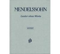 Partitions classique HENLE VERLAG MENDELSSOHN B F. - SONGS WITHOUT WORDS Piano G